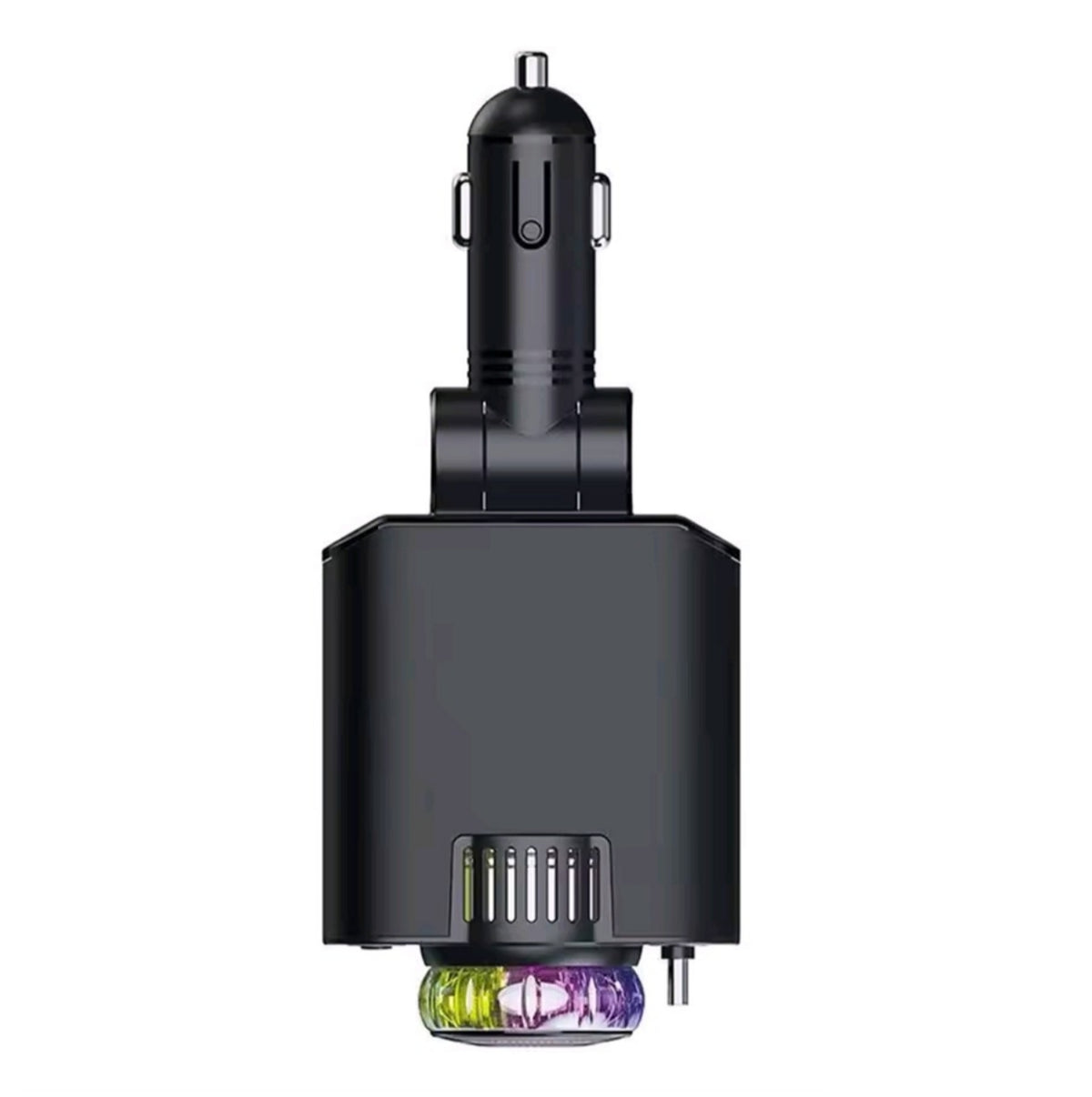 Diffuseur d'Aromathérapie pour Voiture avec Projecteur d'Ambiance LED & Chargeur Intégré